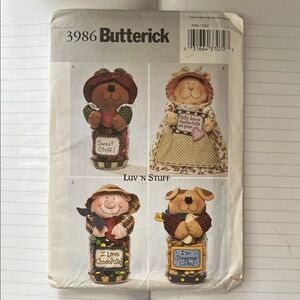 Pattern 3986 for Jar Covers - Luv ‘N Suff - Craft Pattern